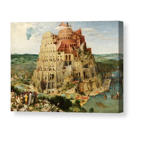 The Tower Of Babel 1563 Canvas Print Canvas Art By Pieter Bruegel