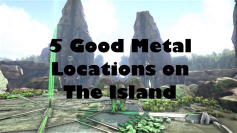 Ark Metal Rocks The Island / Metal is referred to as iron in the primitive plus dlc ...