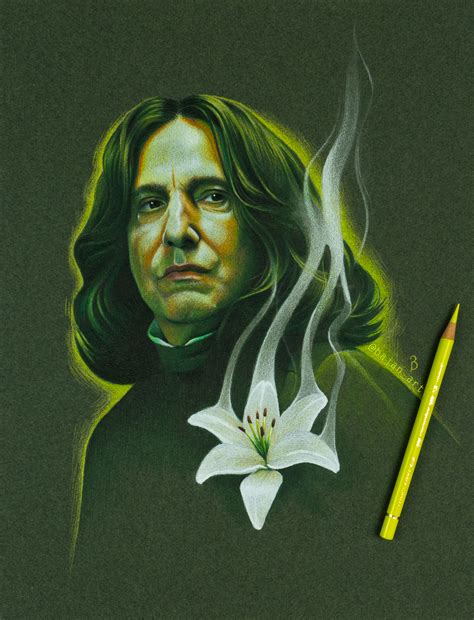 "After all this time?" My Snape drawing : r/harrypotter