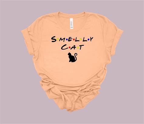 Smelly Cat T Shirt Cat With Colored Dots Shirt Phoebe Buffay Friends T Shirts Friends Tv