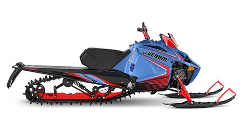 New Yamaha Sxvenom Mountain Ice Blue Redline Snowmobiles In