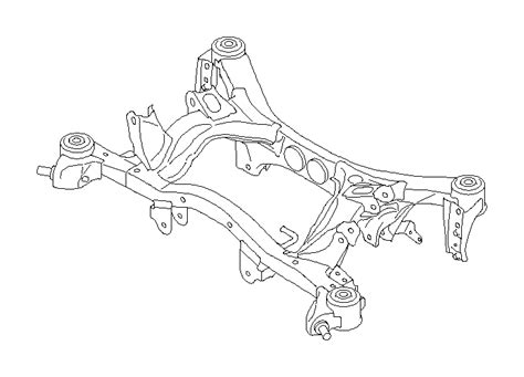 2025 Subaru Crosstrek EYESIGHT Suspension Subframe Crossmember SUB