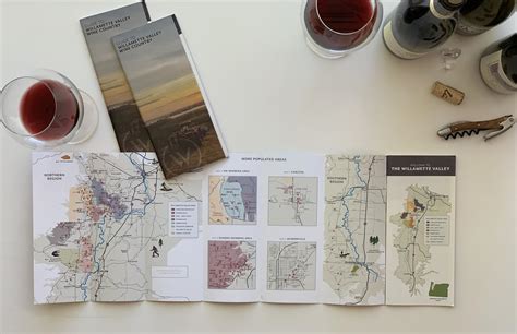 Regional Oregon Wine Map Willamette Valley Wineries