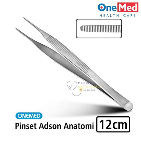 Jual Pinset Adson Anatomi Stainless Steel Cm Onemed Shopee Indonesia