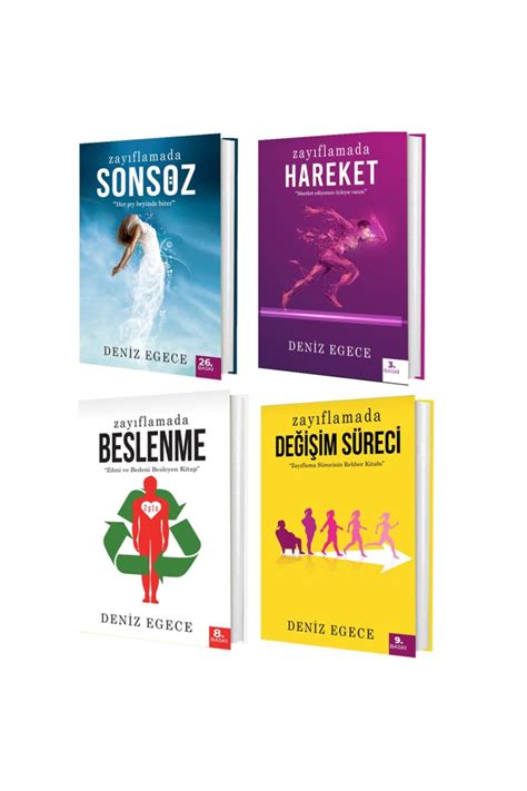 Egece Yayınları Deniz Egece 4 Kitap Zayıflamada Son Söz Zayıflamada