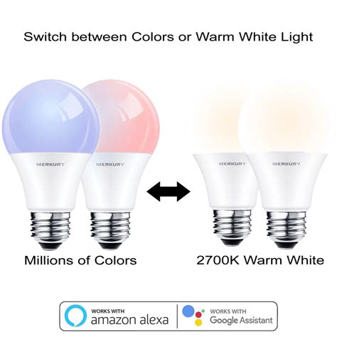 Morningsave Pack Merkury Innovation Wifi Led Smart Bulbs