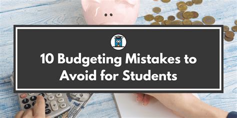 Budgeting Mistakes To Avoid For Students My Private Professor