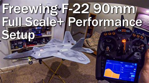 Freewing F 22 Rc Plane Full Scale Performance Setup Tailerons