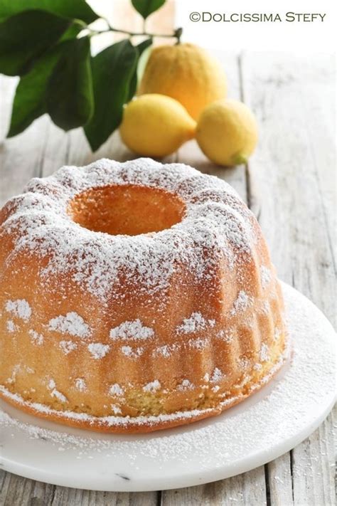 Ciambella Soffice Al Limone Le Ricette Di Dolcissima Stefy Sweet