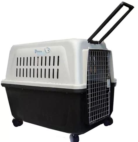 Jaula Transportadora Kennel C Llantas Ruedas Grande Oferta Meses Sin