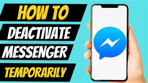 How To Deactivate Messenger Account Temporarily YouTube