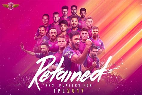 IPL 2017: Rising Pune Supergiant complete squad, key players and list of matches - IPL 2017 News ...