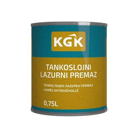 KGK Tankoslojni Lazurni Premaz ISKRA Kemijska Industrija