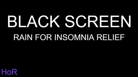 You Will Fall Asleep With Heavy Rain Sounds For Sleeping Black Screen