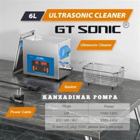 Jual Ultrasonic Cleaner Gt Sonic L Digital Pembersih Ultrasonik