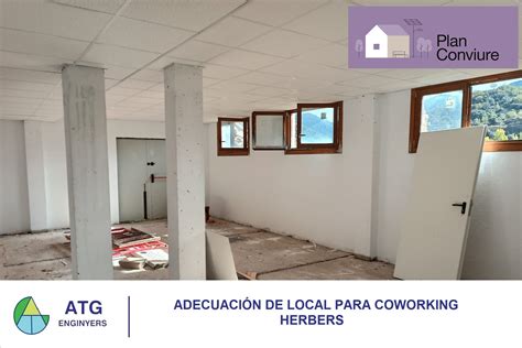 Adecuación del local para coworking en Herbers PLAN CONVIURE ATG