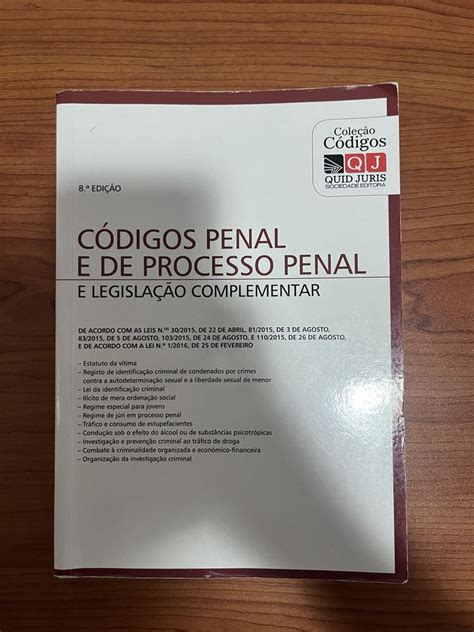 Códigos Penal e de Processo Penal Beja Salvador E Santa Maria Da Feira