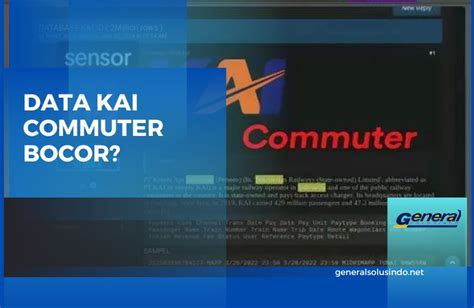 Dugaan Kebocoran Data Pengguna Kai Commuter General Solusindo