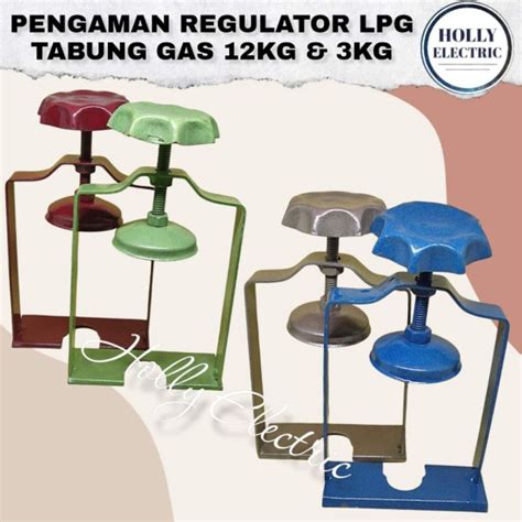 Jual PENGAMAN REGULATOR GAS 12KG 3KG PENGENCANG PENGUNCI TABUNG GAS