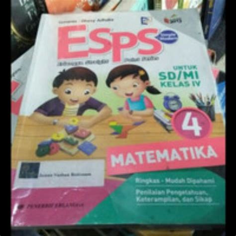 Jual Buku ESPS MATEMATIKA Kelas 4 Shopee Indonesia