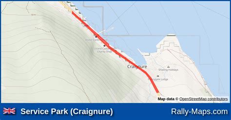 Service Park Craignure Stage Map Mull Rally 2022 Rally Maps