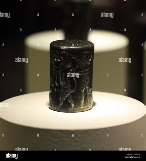 Babylonian Cylinder Seal Stock Photo Alamy