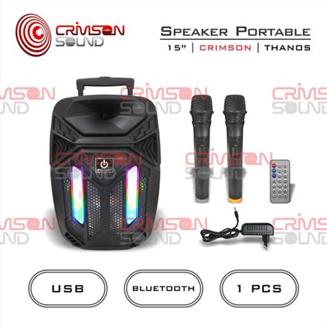 Jual Speaker Meeting Inch Portable Crimson Thanos Jakarta Barat