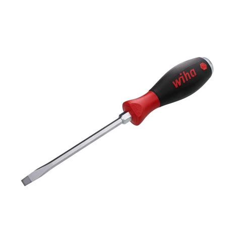 Wiha 53025 Slotted Screwdriver With Softfinish Handle And Solid Metal