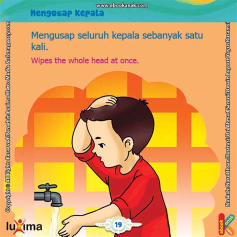 Ketika Berwudhu Alif Mengusap Seluruh Kepala Ebook Anak