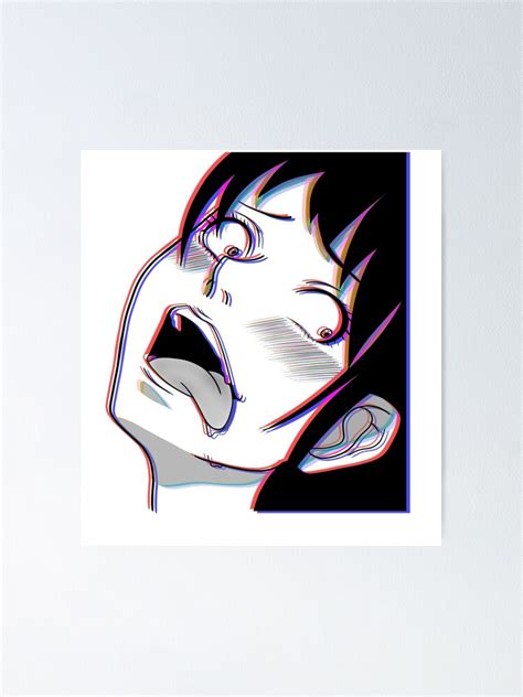 Glitch Hentai Poster Von Shodark Redbubble