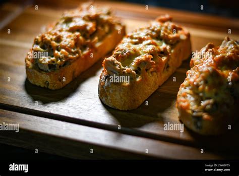 Tuna And Cheese Melt Stock Photo Alamy