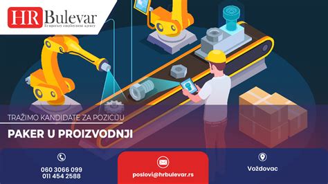 Paker u proizvodnji Oglas za posao Voždovac