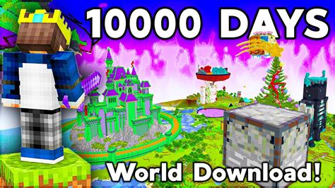 Completing 10000 DAYS In Minecraft Hardcore YouTube