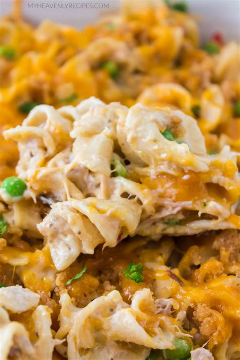 Cheesy Tuna Noodle Casserole Recipe My Heavenly Recipes