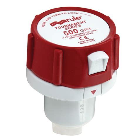 Rule 500 Gph Replacement Motor Cartridge For Tournament Series Pumps 500 Gph Replacement Motor