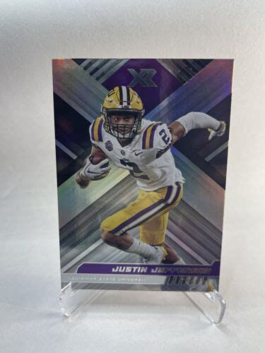 Panini Chronicles Xr Draft Picks Justin Jefferson Lsu Tigers Ebay