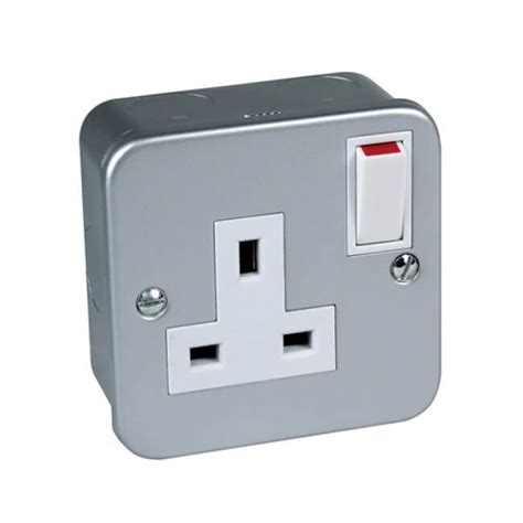 1 Gang 13 Amp Switched Socket 11508 Plastic Uk