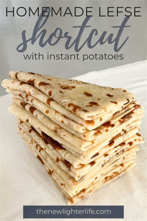 Shortcut Homemade Lefse With Instant Potatoes Artofit