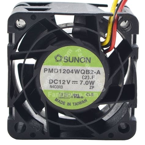 Sunon Pmd Wqb A Dc V W Wires Axial Cooling Fan Fandevice