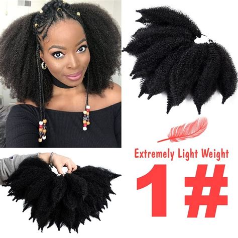 Compra Crochet Marley Trenzas Black Hair Soft Afro Twist Synthetic