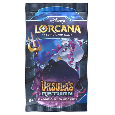 Disney Lorcana Ursula S Return Booster Pack Ursula S Return Disney