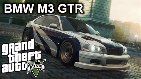 Gta V Bmw M3 Gtr Nfs Most Wanted No Mods Youtube