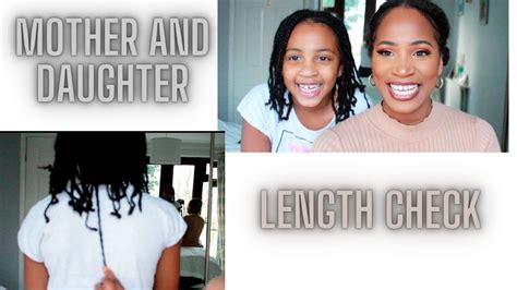 MOTHER AND DAUGHTER NATURAL HAIR LENGTH CHECK YouTube