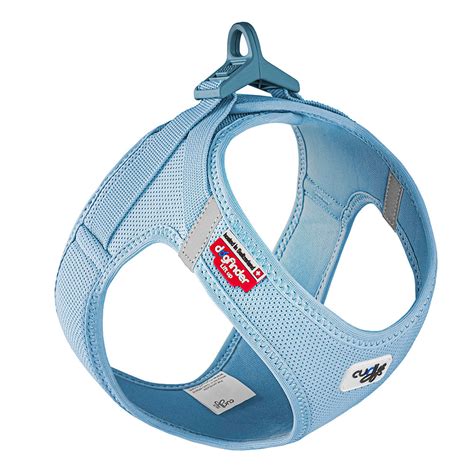 Harnais Curli Vest Clasp Air Mesh Bleu Ciel Pour Chien Taille M