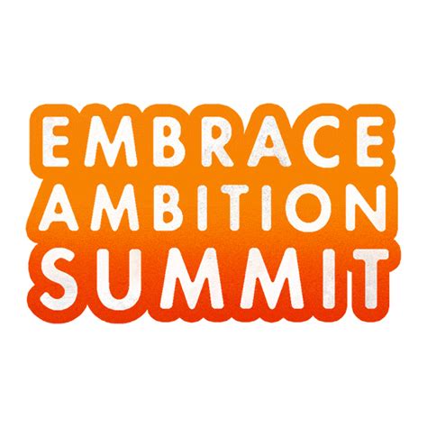 Empoweringwomen Embrace Ambition Sticker By Tory Burch For IOS