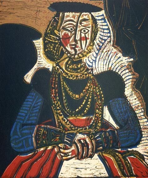 Pablo Picasso Portrait Of A Woman After Cranach The Younger Etsy