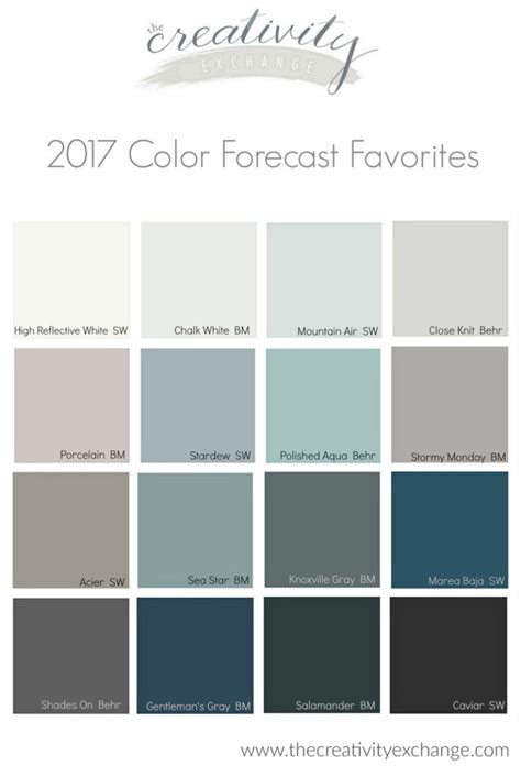 2017 Colors Of The Year