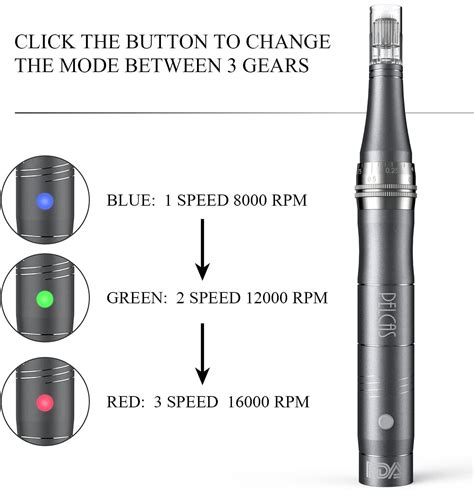 PELCAS Cordless Electric Microneedling Pen With 24 Replacement