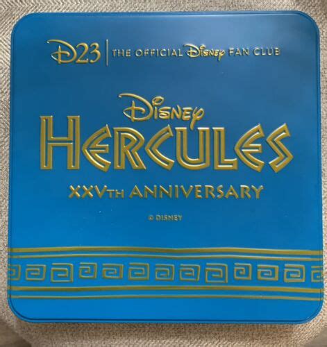 Disney D23 Exclusive Hercules 25th Anniversary The Muses Tin 5 Pin Set