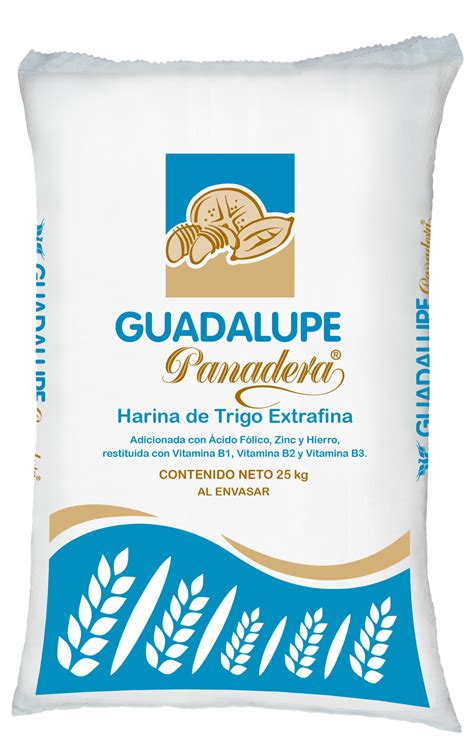 Harina de Trigo Guadalupe Panadera para tu Panadería Pizzería y Repostería